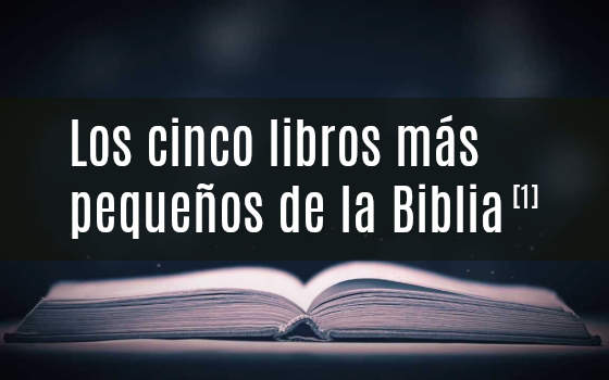 LOS CINCO LIBROS MÁS PEQUEÑOS DE LA BIBLIA (No. 1)